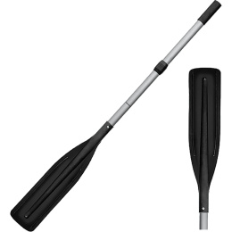 Весло 130 см разборное с хомутом узкая лопасть (122006A)